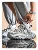 2025 European Men's High-End Trendy Dad Shoes - Autumn Casual, Height-Increasing Sports Style