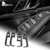 Italy Super Suede Car Window Lifter Switch Control Frame Cover for BMW X5 G05    2022 2023 Trim Flannel