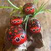 Hand-Painted DIY Flat Pebble Stones - Creative Rock Painting Kit for Artistic Crafts & Home Decor