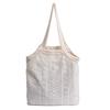 Borsa estiva in pizzo da donna con design traforato e stile casual per l'uso quotidiano