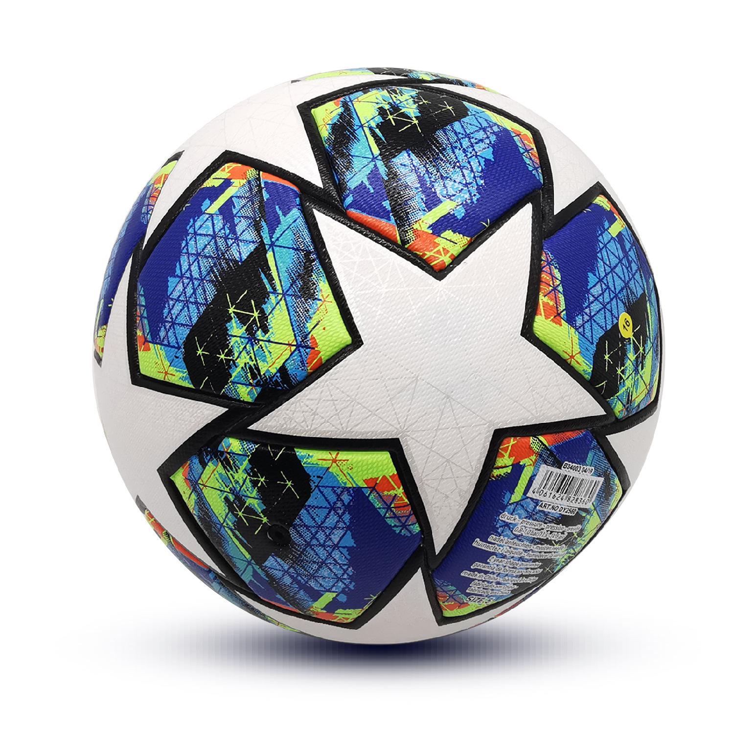 

Лига Чемпионов Нет. 5 Футбольный мяч для взрослых, молодежи и детей — идеально подходит для тренировок, соревнований и занятий спортом на открытом воздухе Size 5 Ball (Standard 11-a-side use)