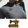 Creative Cartoon Sewing Machine Brooch Zinc Alloy Fashion Accessory Secure Pin Easy To Wear Gift for Craft Lovers