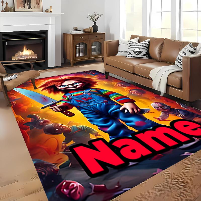 Custom personalization Chucky Area Rug - Perfect For Kitchen, Bathroom,Laundry Room Decor Large Size Available,Gift All Seasons