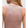 Lululemon Softy Suedey Crewneck Cropped Tank Top Twilight Rose Twilight Rose