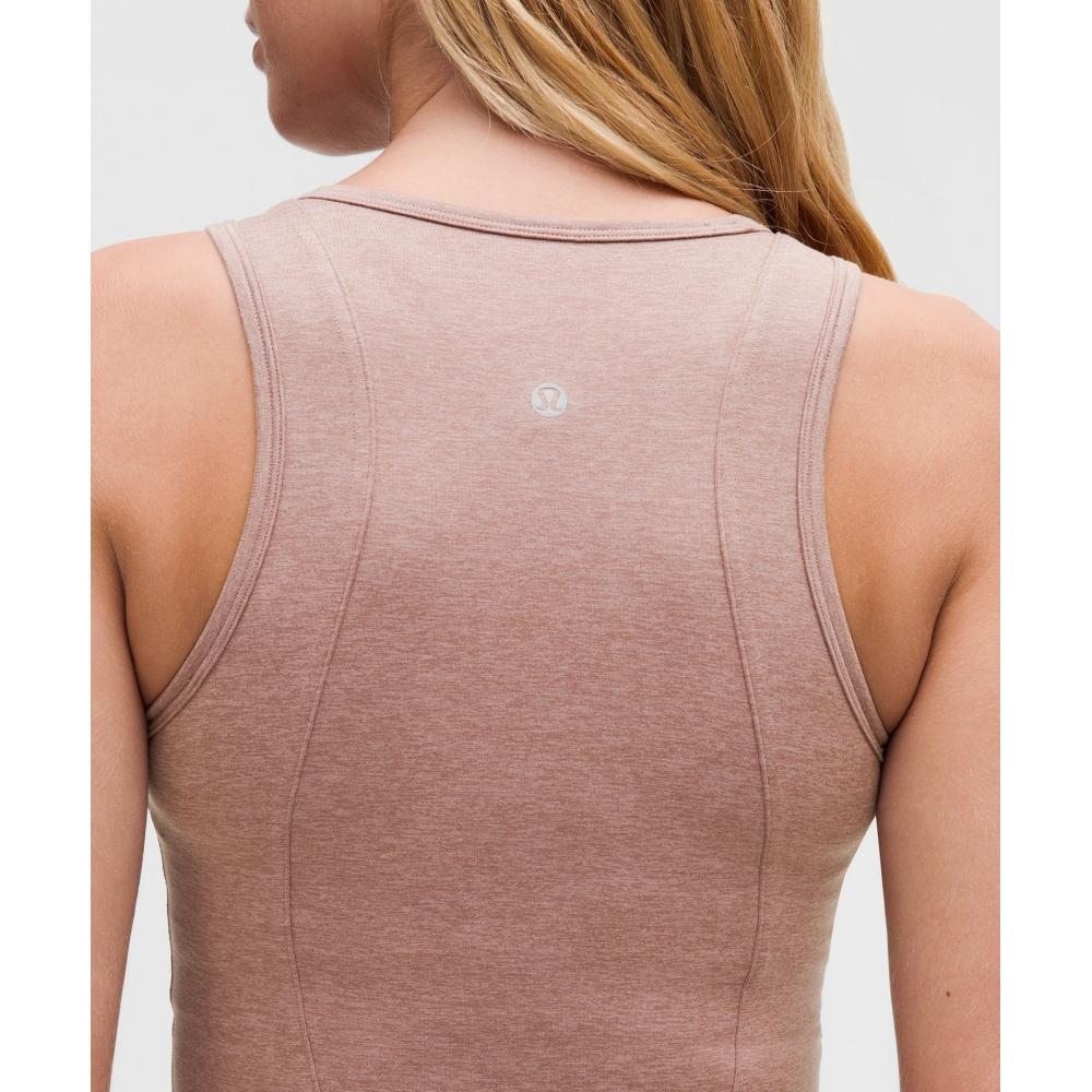 Lululemon Softy Suedey Crewneck Cropped Tank Top Twilight Rose Twilight Rose