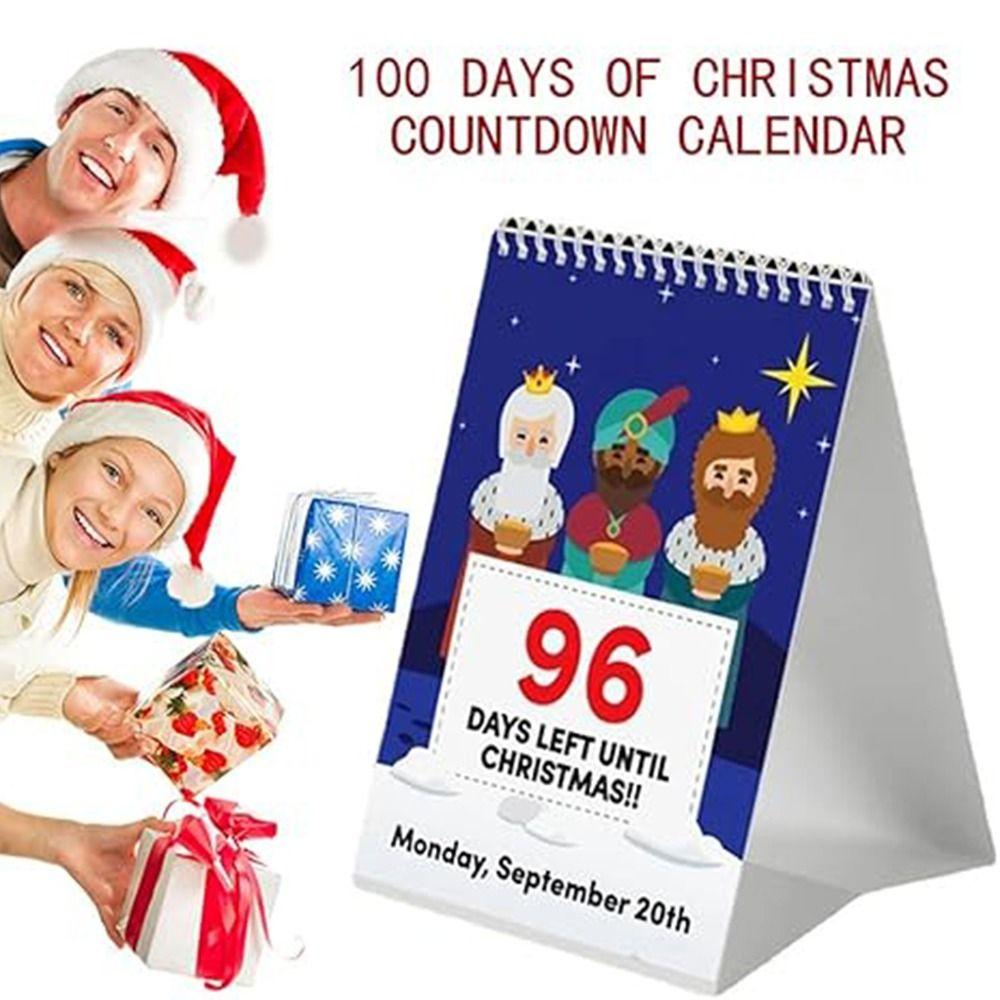 100 Day Tear Off Countdown Calendar Creative Christmas Countdown Calendar  Home Decor