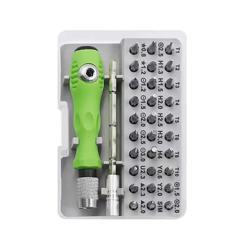 32 in 1 Multifunctional Screwdriver Set (30 PCS) Household Portable Cross Magnet Screwdriver Set Maintenance Tool