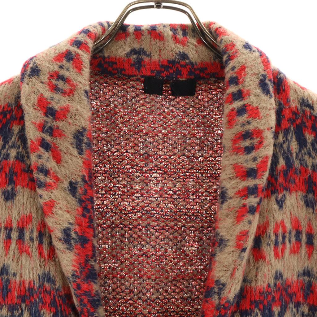 ueno-shokai made in Japan Overall handle Long sleeve shawl collar knit cardigan Men's Used