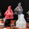 Halloween Silicone Ornament Mold Soap Making Mold Skull Shape Candle Mold Silicone Texture Suitable for Home Decorations