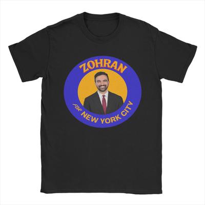Zohran for NYC Graphic Printed T Shirt Men Women 100% Cotton Tee Shirt Clothing