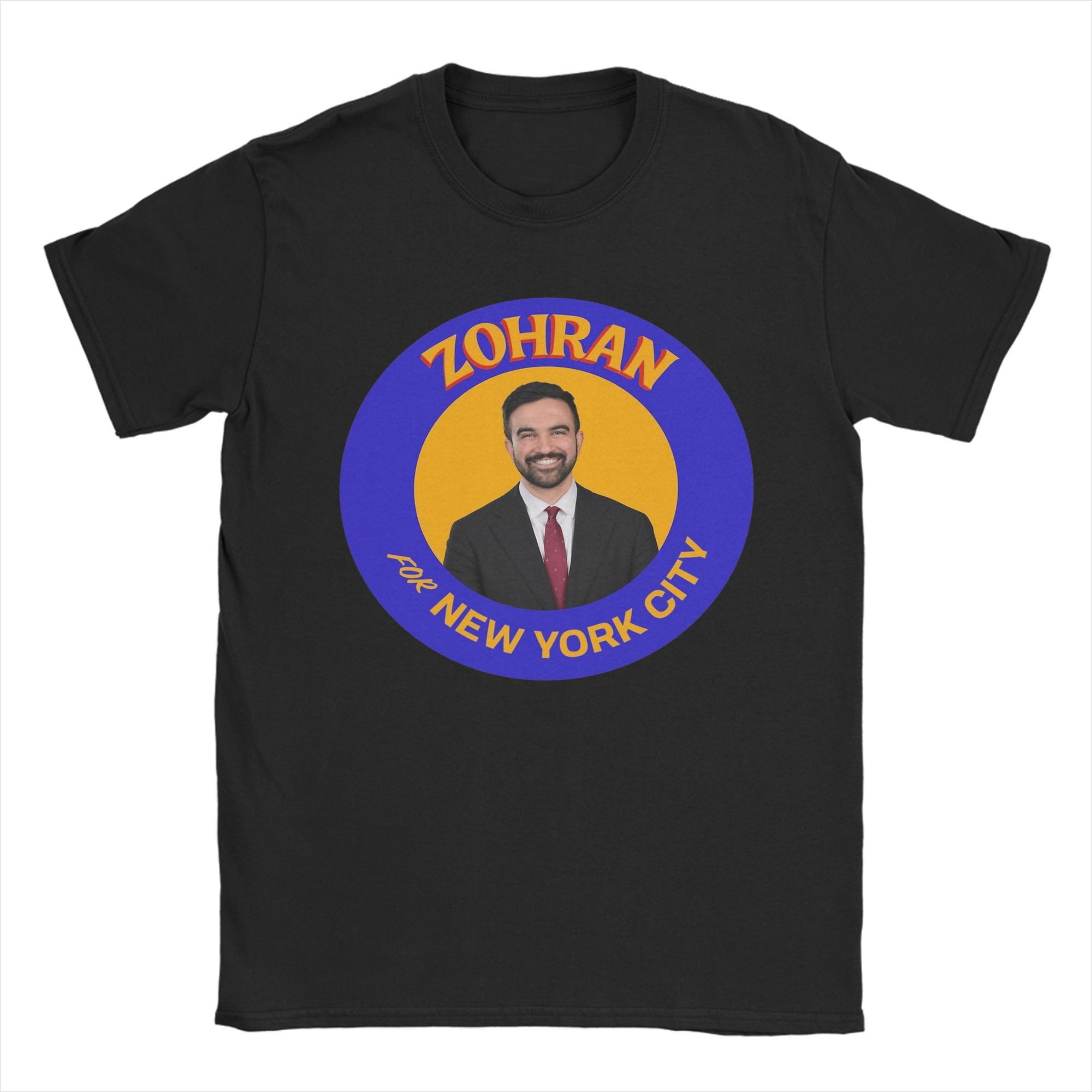 

Zohran for NYC Graphic Printed T Shirt Men Women 100% Cotton Tee Shirt Clothing 5XL різнокольоровий