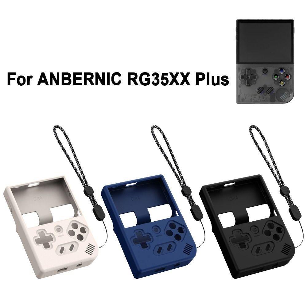 Silicone Game Console Case Shockproof Protective Shell Protective Cover for ANBERNIC RG35XX Plus