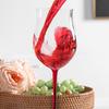 Tulip Black Tie Goblet Modern Light Luxury High Appearance Level Wine Cups Home Burgundy Pot Belly Glass Restaurant Wine Glass