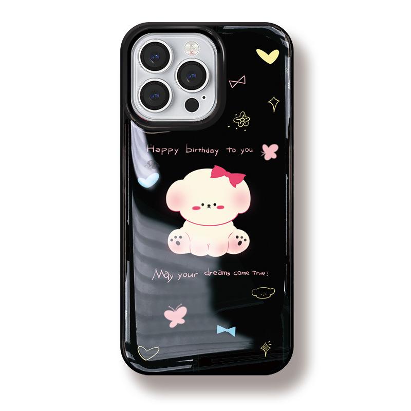 

Чехол Zhitai для iPhone 12-15 Pro Max, мультяшный дизайн iPhone 16 Plus