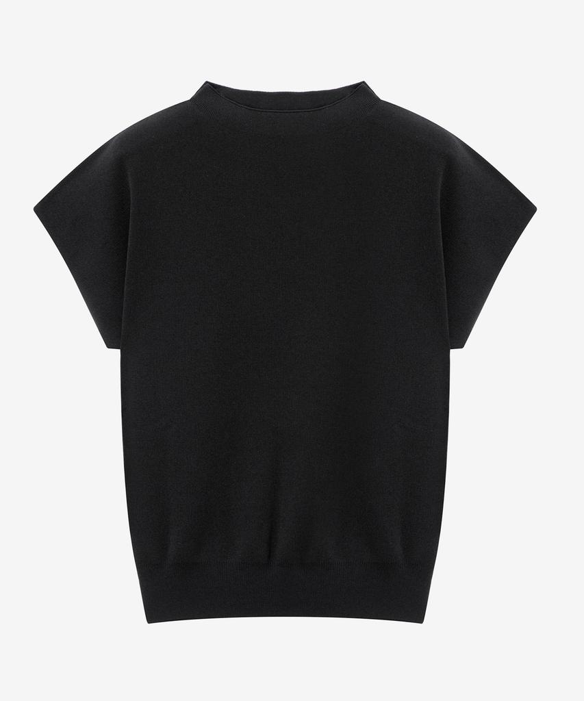 MIND BRIDGE WOMEN [W] Cap Sleeve Mock Neck Knit - 6 Colors