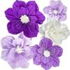 5Pcs Center Decoration Paper Flowers Pink 3D Wall Decoration  Party Decoration
