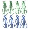 100Pcs Paper Clips Small Cute Light Bulb Special Shaped Metal Office Supplies for Notes