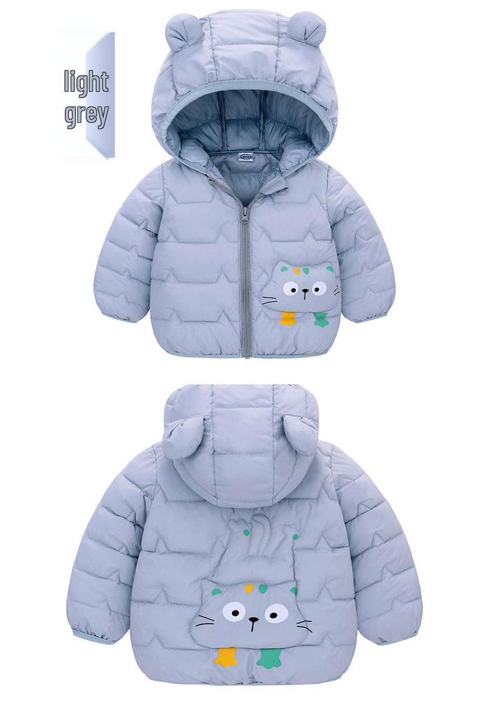 Nuovo Piumino con Cappuccio Autunno/Inverno per Neonati e Bambini - Capo d'Abbigliamento Leggero Imbottito in Cotone per Bambini e Bambine