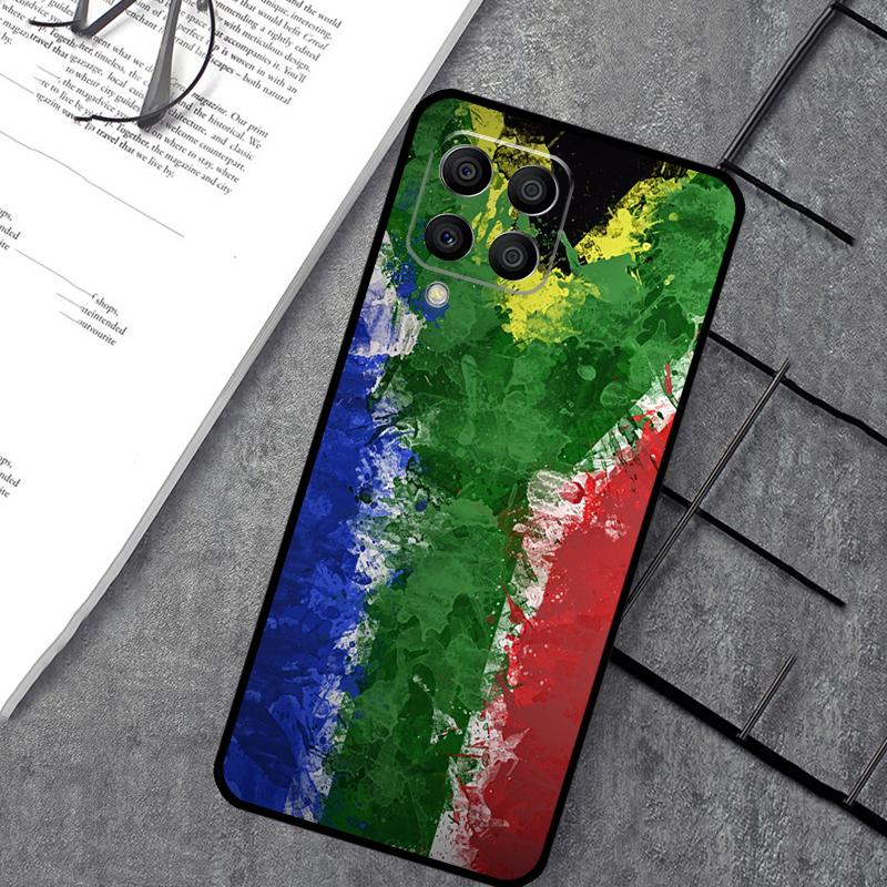 South Africa Flag Case For Samsung Galaxy M55 M31 M13 M11 M12 M14 M15 M06 M16 M36 M56 M53 M32 M52 M35 M34 M54