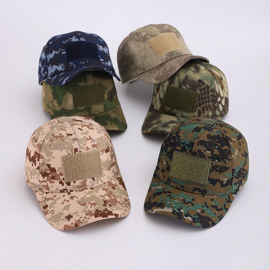 Military Fans Outdoor High-Quality Python Velcro Baseball Cap Men'S Tactical Camouflage Hat Sports Mesh Cap