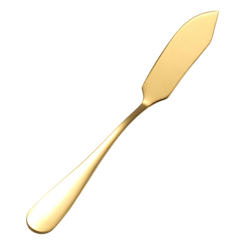 Stainless Steel Baking Spatula Butter Knife with Ergonomic Handle for Spreading and Scraping in Kitchen and Baking Tasks