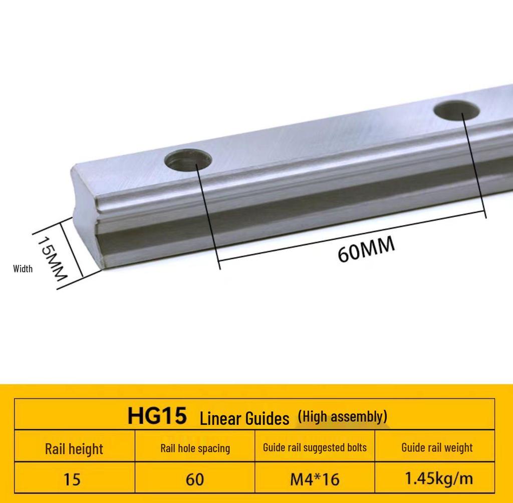HIWIN Interchangeable Linear Guideway Block for HGH/EGH/CA Series (Sizes 15-30)