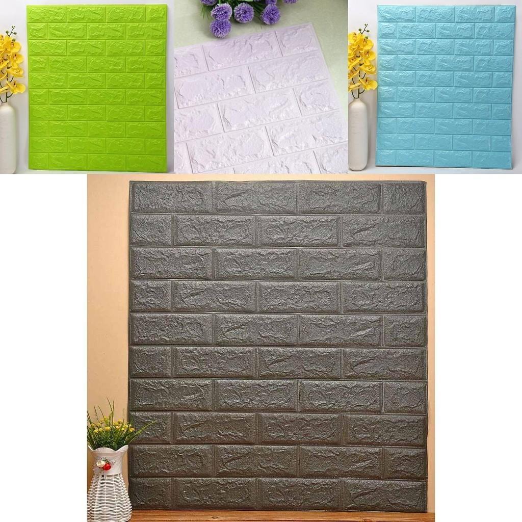 Adesivo Murale 3D Moderno Mattoni Autoadesivo Pannello Impermeabile Decorazione