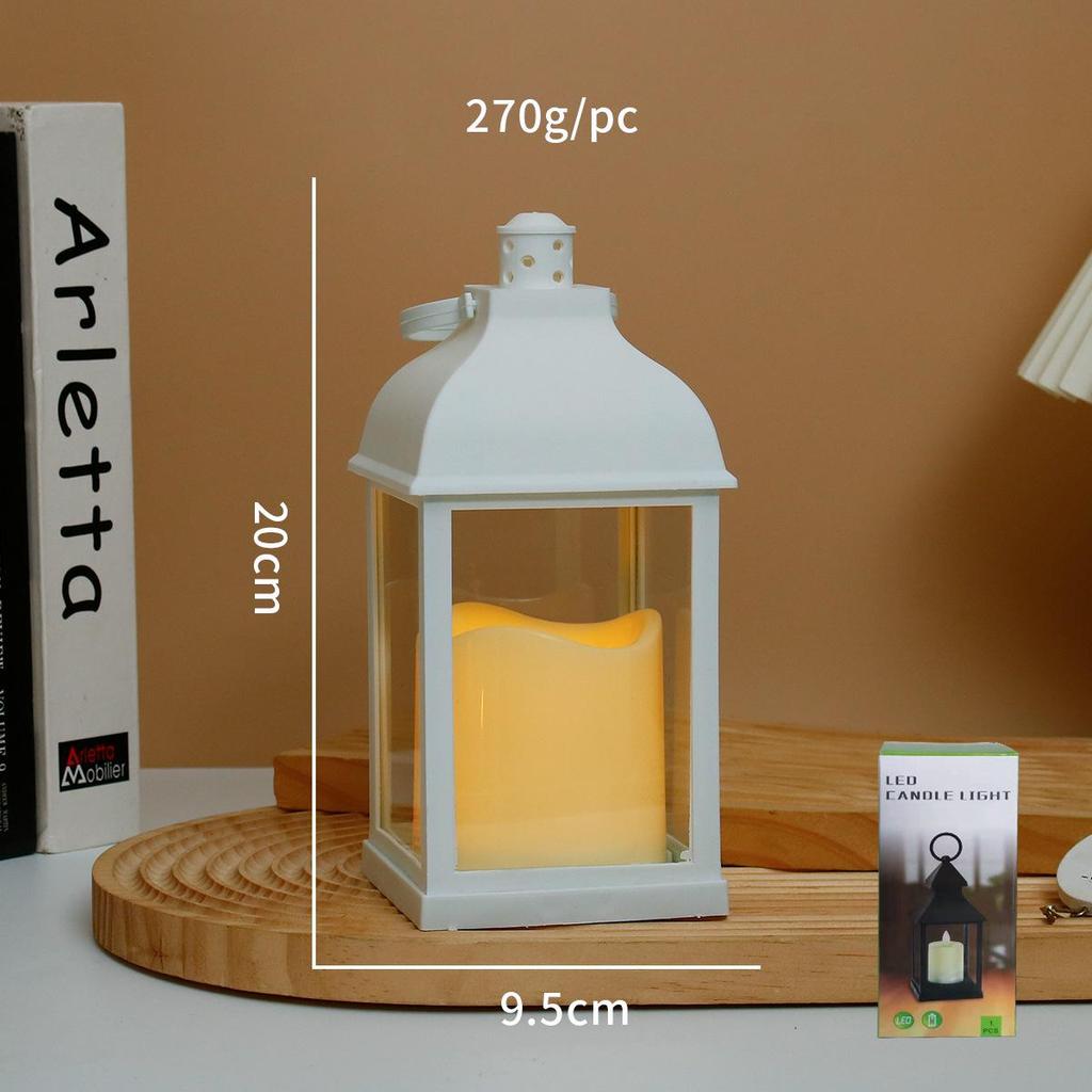 Nordic Retro Candle Lantern - Creative Outdoor and Desktop Lighting Decor