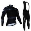 Tour De Italy D'ITALIA Cycling Jersey Set Premium Anti-UV Long Sleeve Downhill Cycling Suit Autumn Quick-Dry Pro Racing Uniform