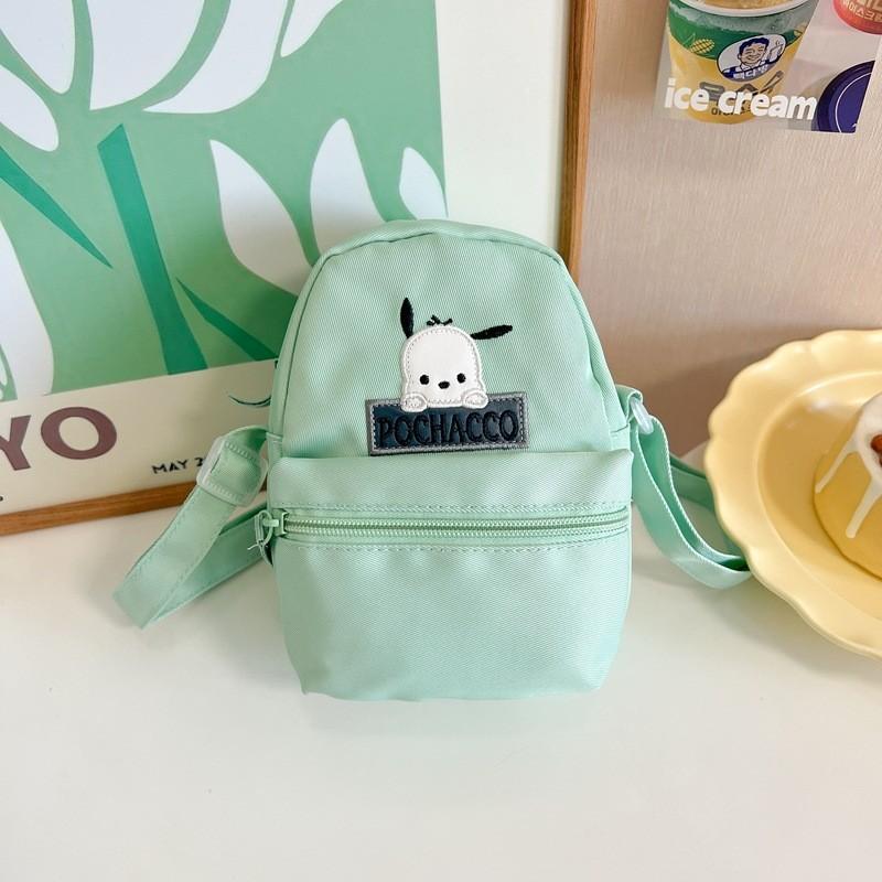Adorable Cartoon Dog Shaped Mobile Bag For Kids Cute Lightweight Canvas Shoulder Bag