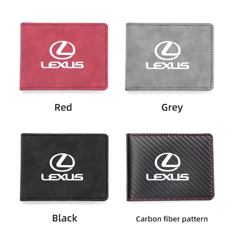 Car Driver License Wallet ID Credit Card Holder For Lexus RX300 IS200 IS250 ES350 Ct200h UX250h NX300h RX350 ES300h RX400h LS GS