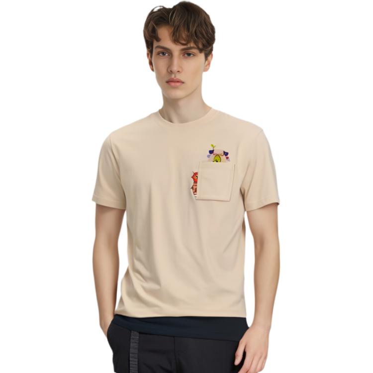 Uniqlo X Legend Of Zelda Collaboration Anime Print Crew Neck Short Sleeve T-Shirt Unisex T-Shirt Beige 472680-31