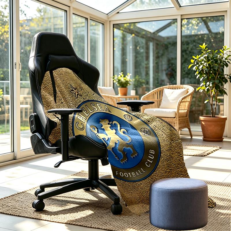 Chelsea F.C Print Blanket - Soft & Comfortable, for Bedroom, Travel, Sofa, Home Decoration - Birthday Christmas Gift for Friend