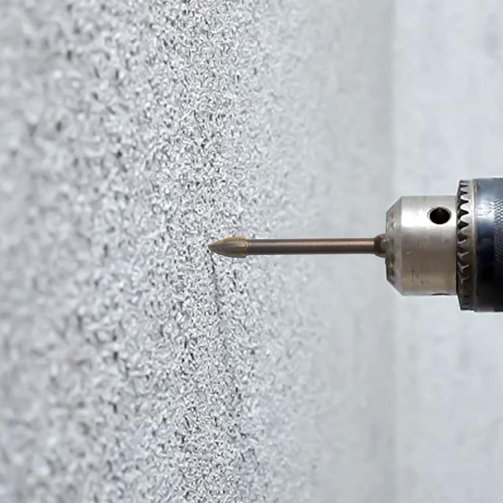 Cross Hex Drill Bit Set For Concrete Porcelain Tile Glass Metal Professional Multifunction Triangle Drill Bits Kit Tools Carbide