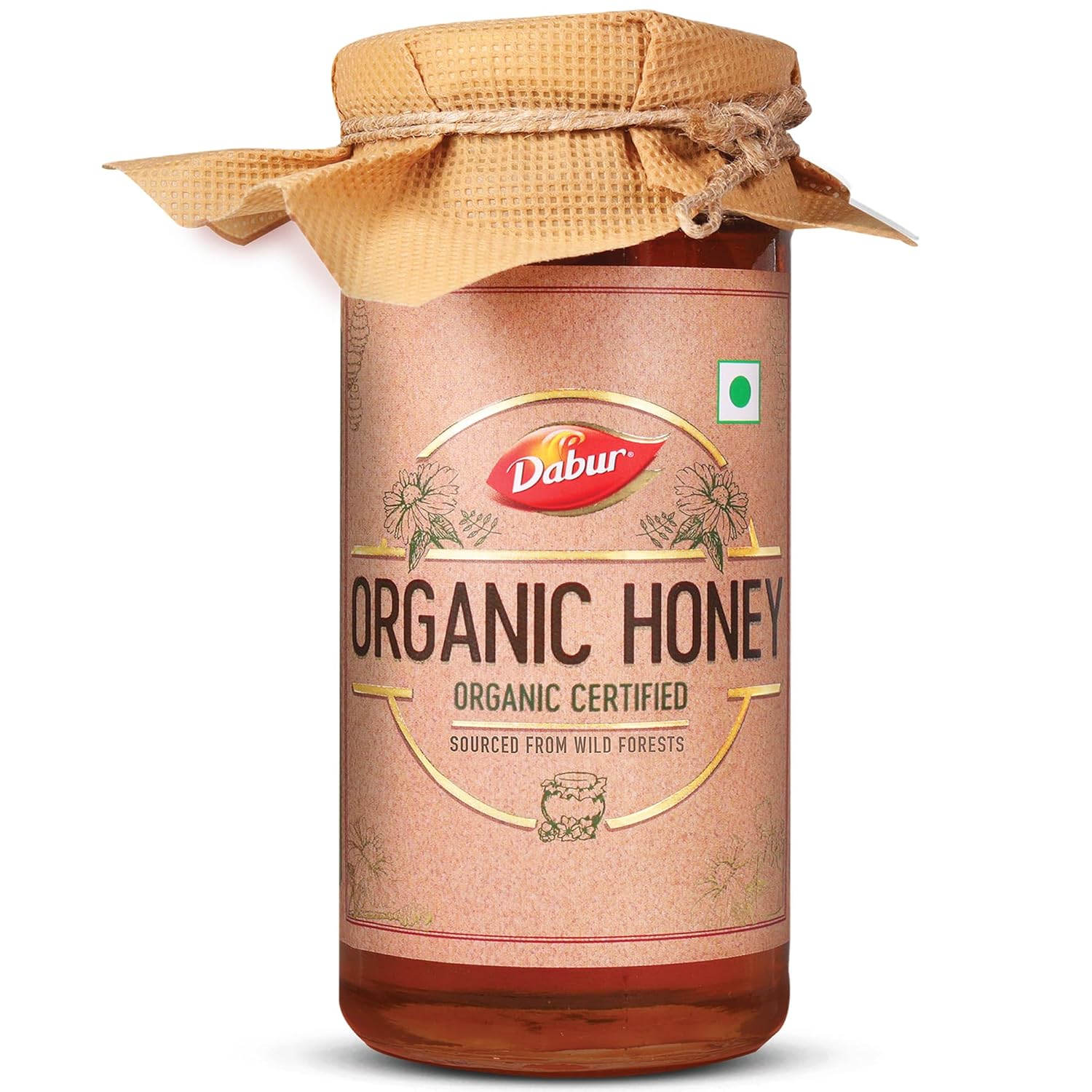 

Dabur Raw Organic Honey 500g | 100% Pure Natural Golden Nectar | NPOP Organic Certified | Unprocessed & Unpasteurized Forest Honey