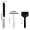 Étaleur à Crêpes 3 Pièces Outil en Silicone pour Pâte à Pancakes Outils de Cuisson Résistants à la Chaleur Pour Frire Saisir Débutants Boulangerie