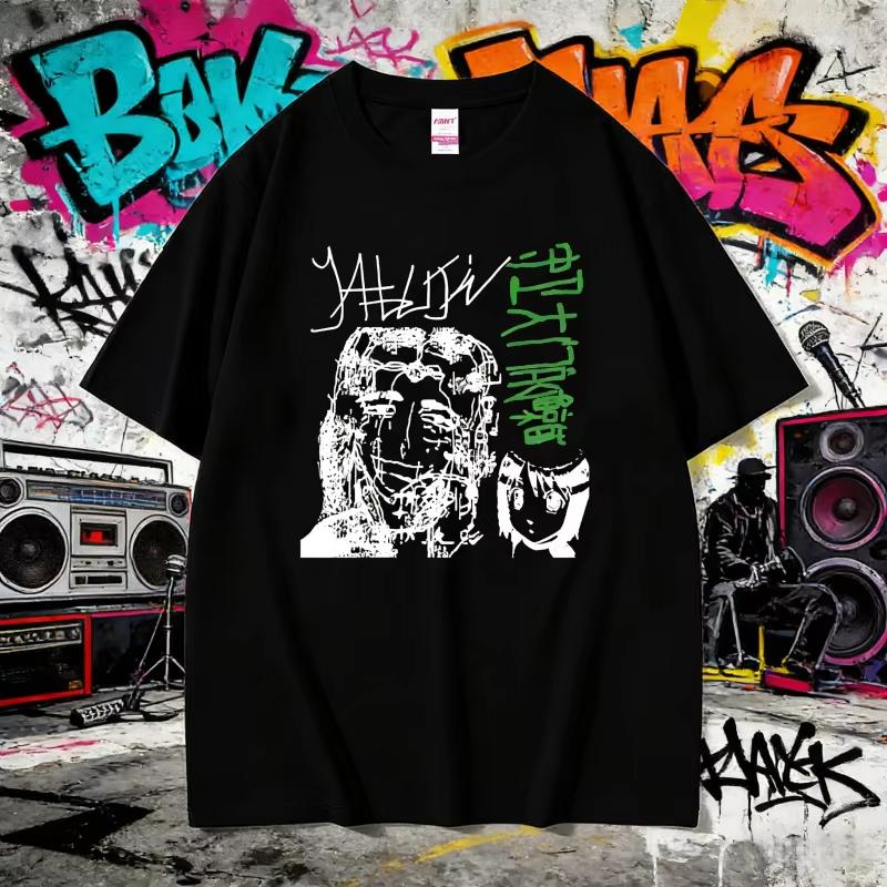 Summer Limited Edition Yabujin Tshirt Summer Unisex Ocollar Cotton T Shirt Short Sleeve pure cotton printed Tshirt