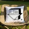 LOGO Design NNeighborhood Cushion Cover Soft Reversible Durable Pillow Cover MultiScene Use for Home Car Daily Comfort
