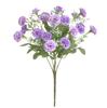 20-Branch Simulated Carnations Artificial Flowers Tassels Silk Plastic Realistic Carnation for Bouquet Home Decor