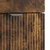Bathroom Cabinet with Washbasin Smoked Oak