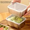 Edelstahl Snackbehälter Luftdichter Lebensmittelaufbewahrungsbehälter mit Deckel Konservierung Bento Lebensmittelbox Outdoor Picknick Camping Werkzeug