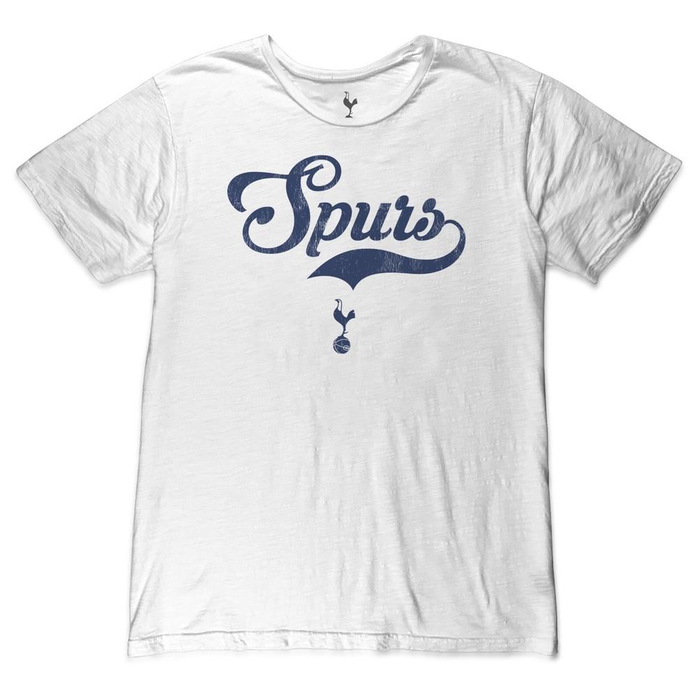 TOTTENHAM HOTSPUR Белая футболка из премиального хлопка с фактурой  slub  - 1863FC Унисекс Футболка M