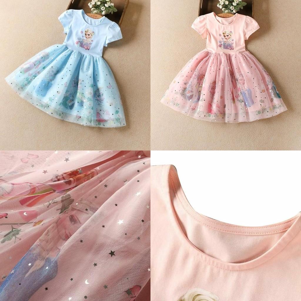 Frozen Elsa Princess Dress For Kids Girls Soft Comfortable Fabric Perfect For Parties!