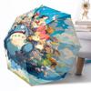 Whimsical Sky Adventure Portable Automatic Umbrella Compact 8Rib Design Compact Design Allseason Travel Elegant Women'S Umbrella Perfect Gift For