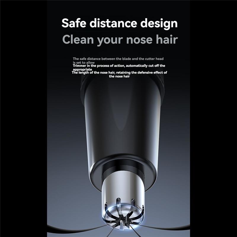 New Electric Nose Hair Trimmer Automatic Washable Trimmer Efficient And Safe, Compact Design For Travel A