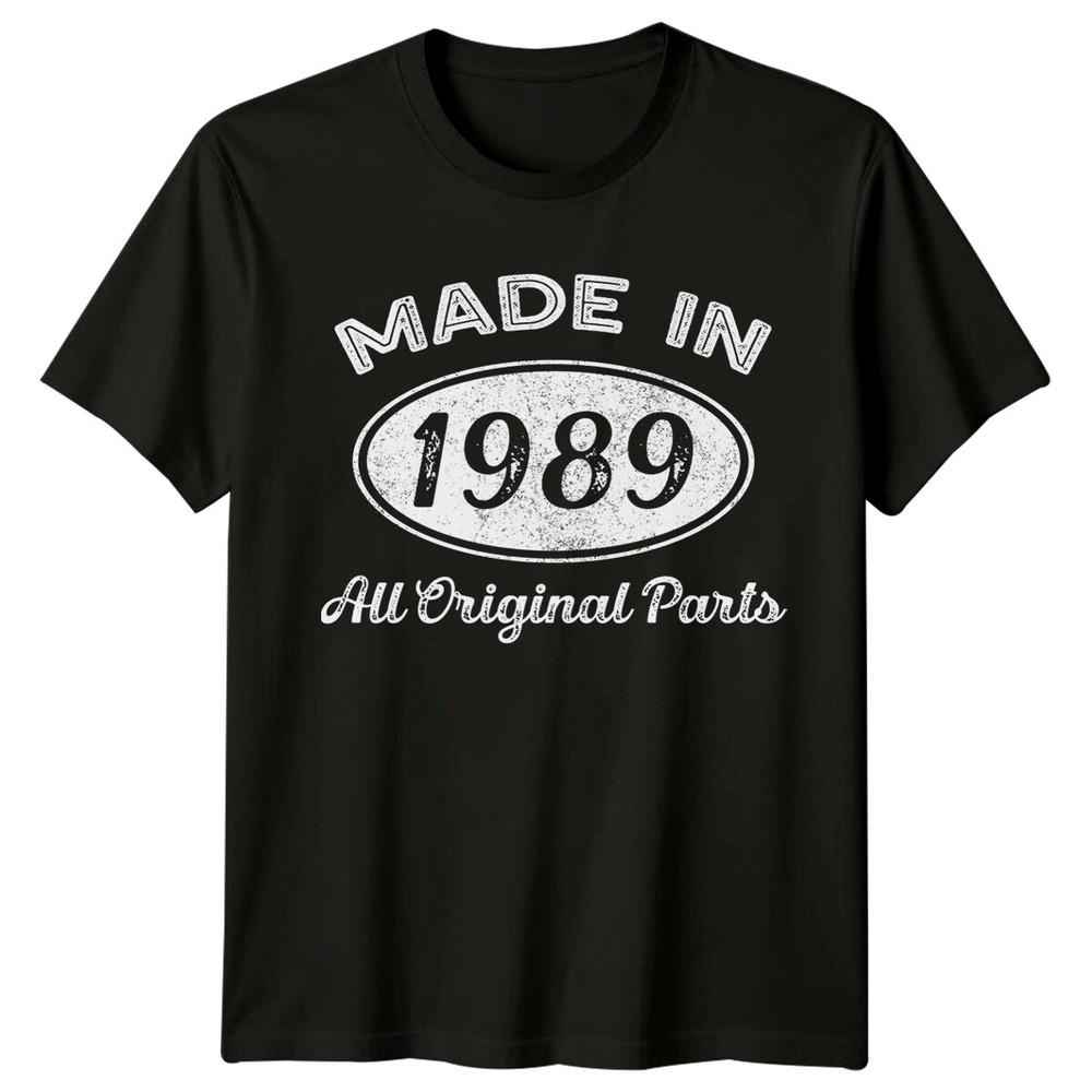 

Made In 1989 Mens T Shirt 37th Birthday Gift Vintage thirtyseven Year Old b Unisex T-Shirt XXL