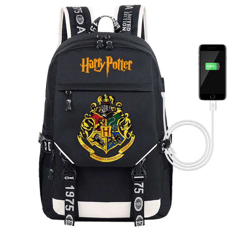 Harry Potter Backpack Men'S Fashion Versatile School Bag Female Student Backpack Travel Bag