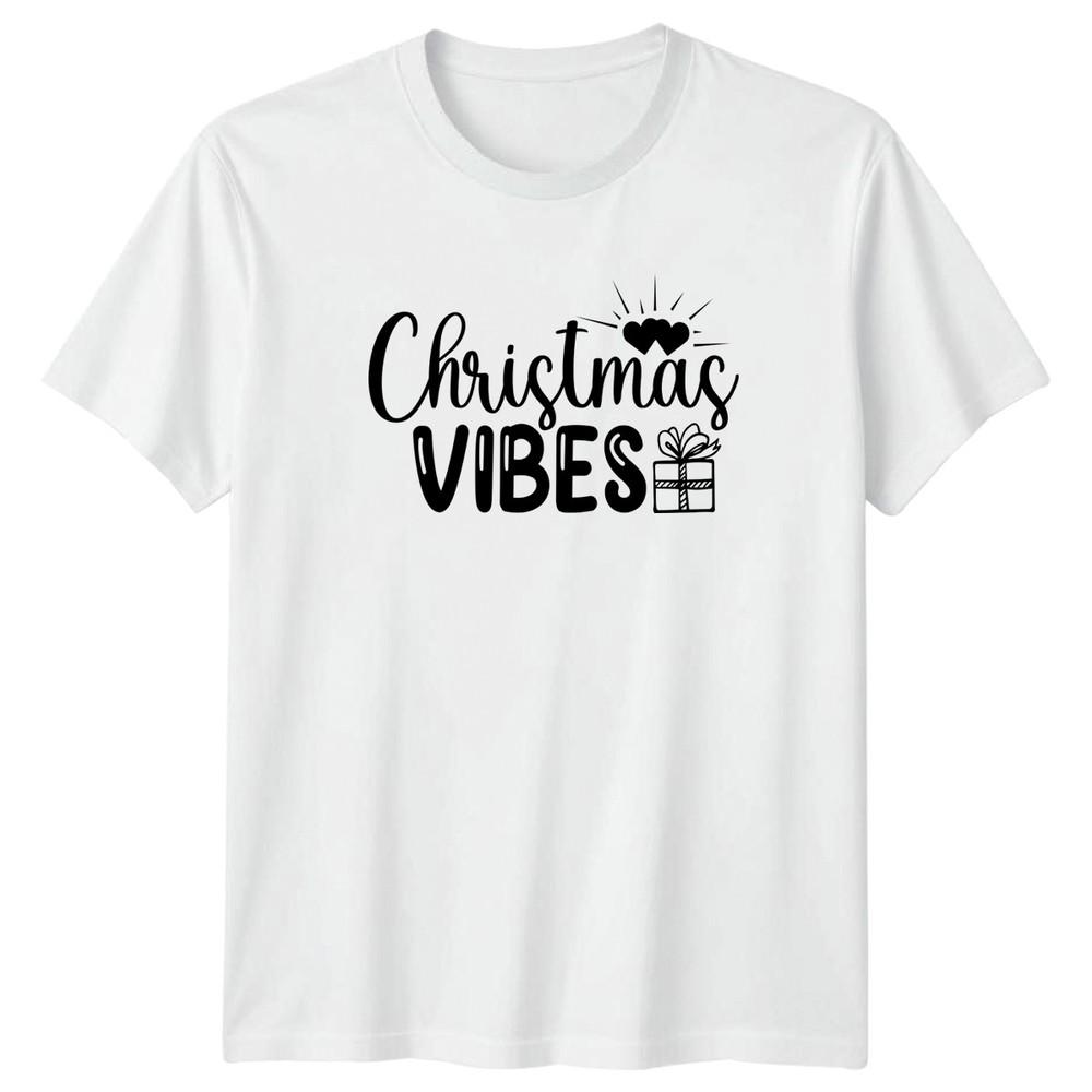 Christmas Vibes TShirt Christmas Aesthetic Seasonal Holidays Gift S