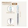 PATIKIL 0.5mm Gel Pen 10 Pack Retractable Light Blue Gel Ink Medium Point Rollerball Pen Smooth Writing Quick Dry Stationery | Office Supplies