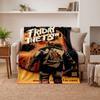 Friday the 13th Soft Warm Flannel Blankets Comfortable Blanket for Home Decoration Gifting